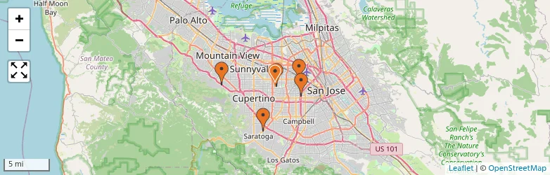 Related schools map