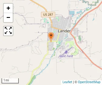 Map of Lander Christian Academy