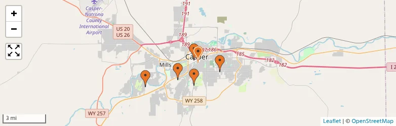 Related schools map