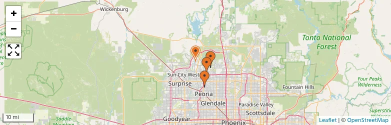 Related schools map