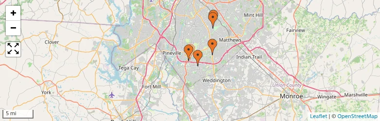 Related schools map