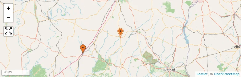 Related schools map