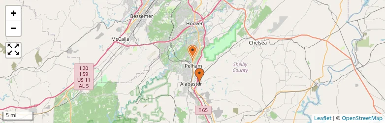 Related schools map