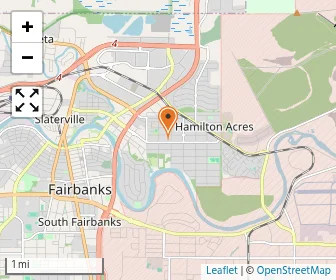 Map of Hamilton Acres Baptist School