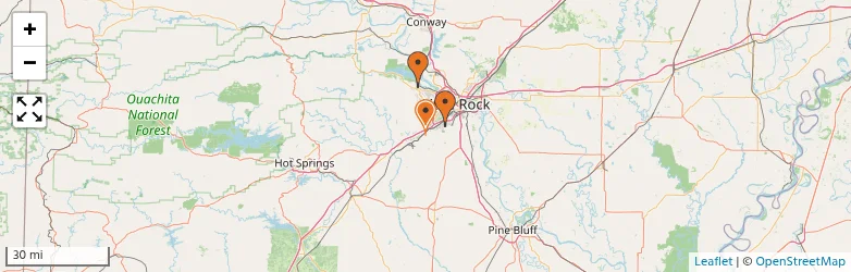 Related schools map