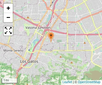 Map of Peppertree School Of Los Gatos