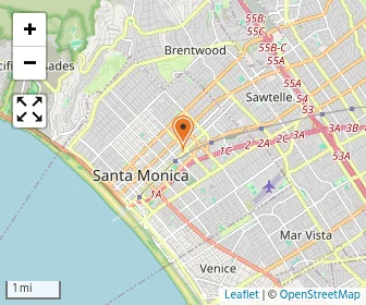 Map of Santa Monica Montessori