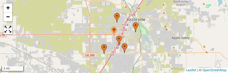 Related schools map