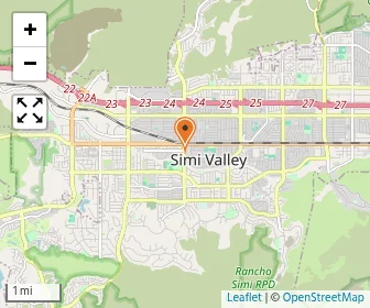 Map of Simi Valley Montessori School