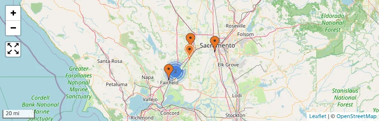 Related schools map