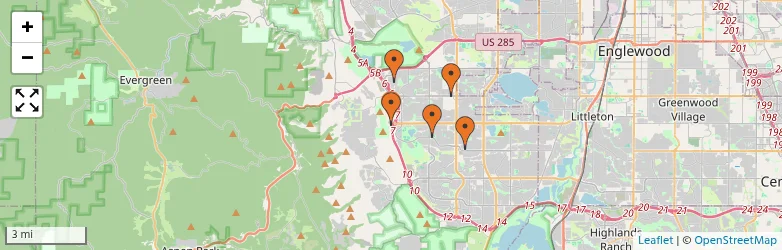 Related schools map
