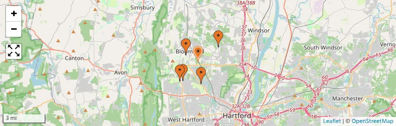 Related schools map