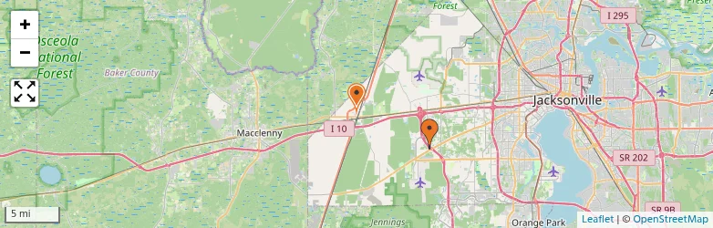 Related schools map