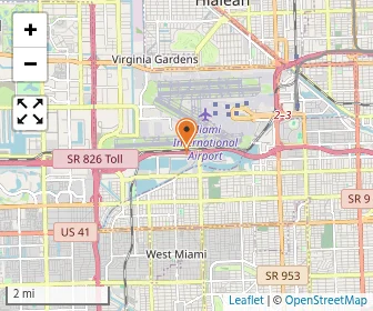 Map of U S International Christian Academy