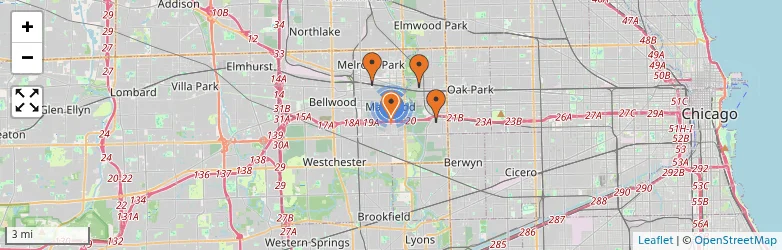 Related schools map