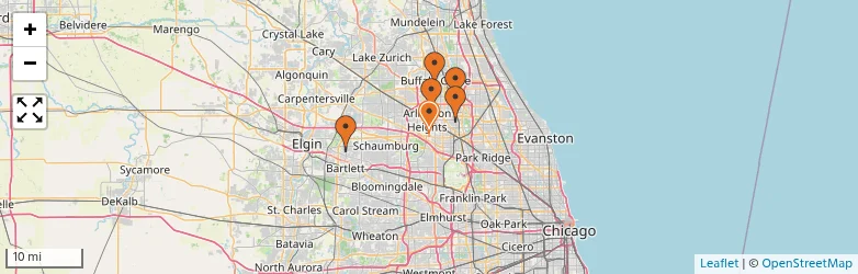 Related schools map