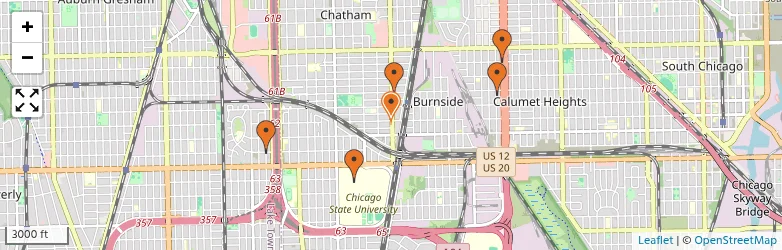 Related schools map