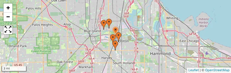 Related schools map