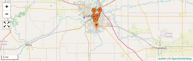 Related schools map