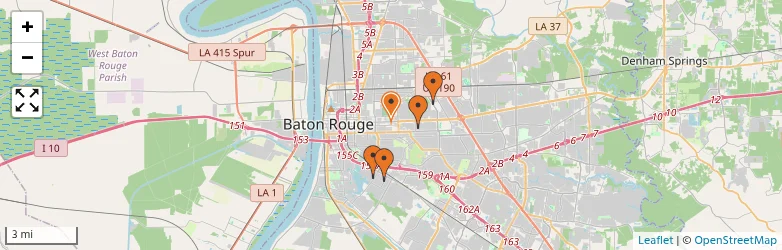 Related schools map