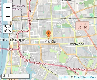 Map of Country Day School Of Baton Rouge