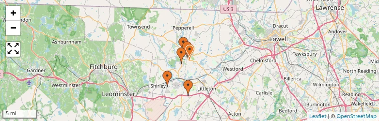 Related schools map