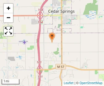Map of Cedar Christian Academy