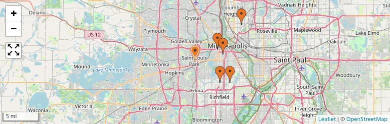 Related schools map
