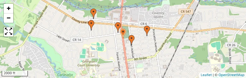 Related schools map