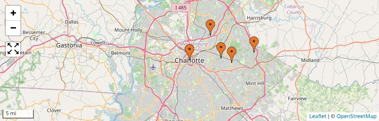 Related schools map