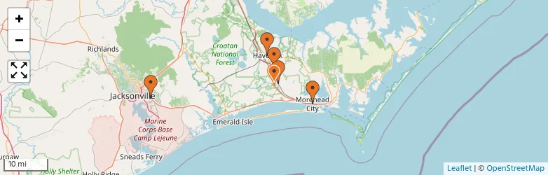 Related schools map