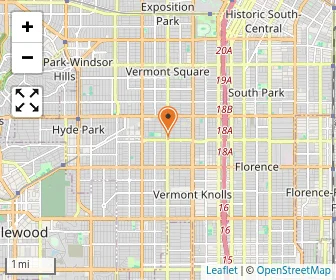 Map of Normandie Christian School Of Los Angeles