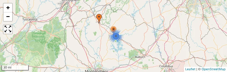 Related schools map