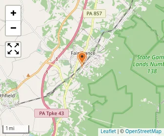 Map of Adelphoi Education At Albert Gallatin