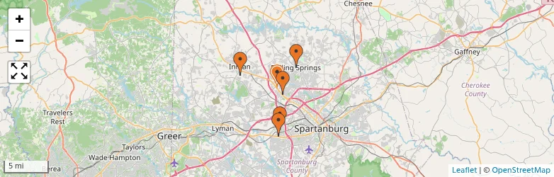 Related schools map