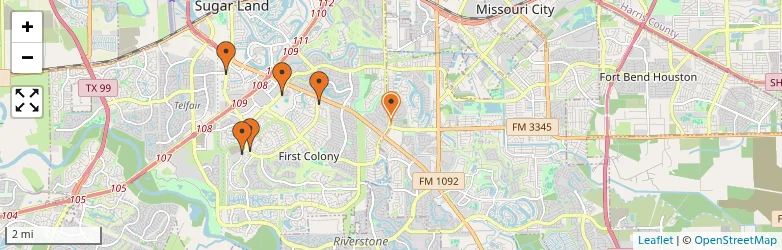 Related schools map