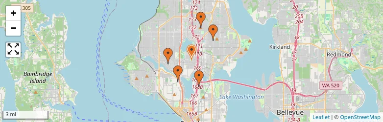 Related schools map