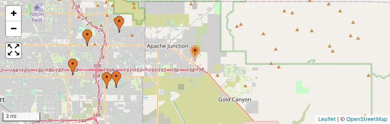 Related schools map