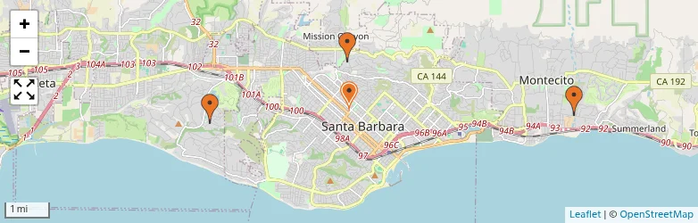 Related schools map