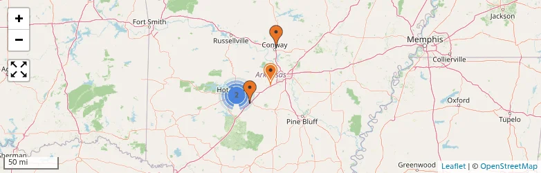 Related schools map