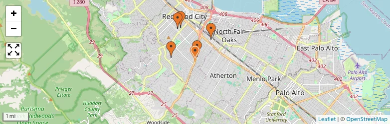 Related schools map