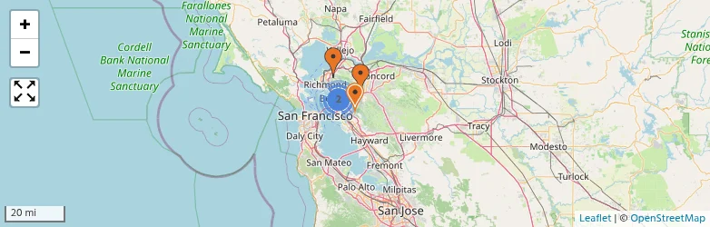 Related schools map