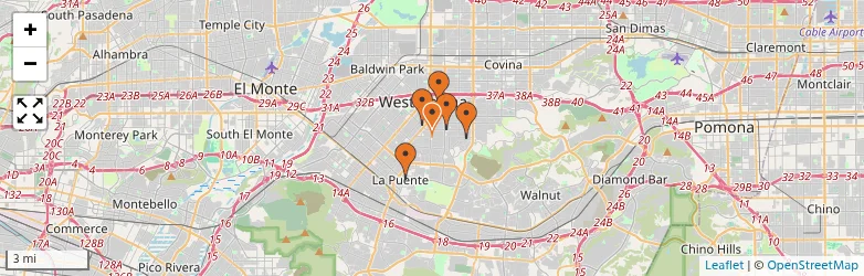 Related schools map