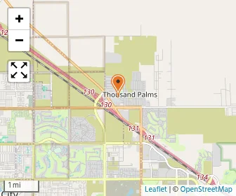 Map of Thousand Palms Child Care Center