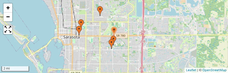 Related schools map