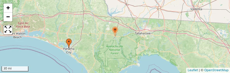 Related schools map