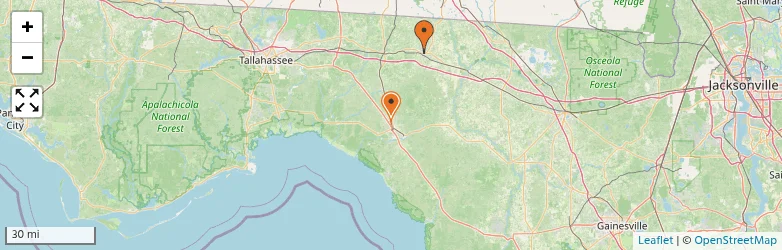 Related schools map