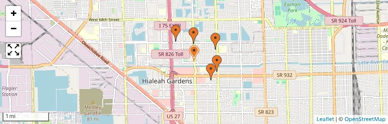 Related schools map