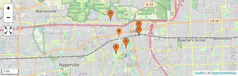 Related schools map