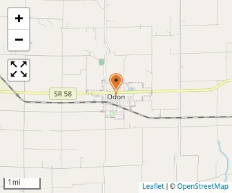 Map of North Bogard Amish School
